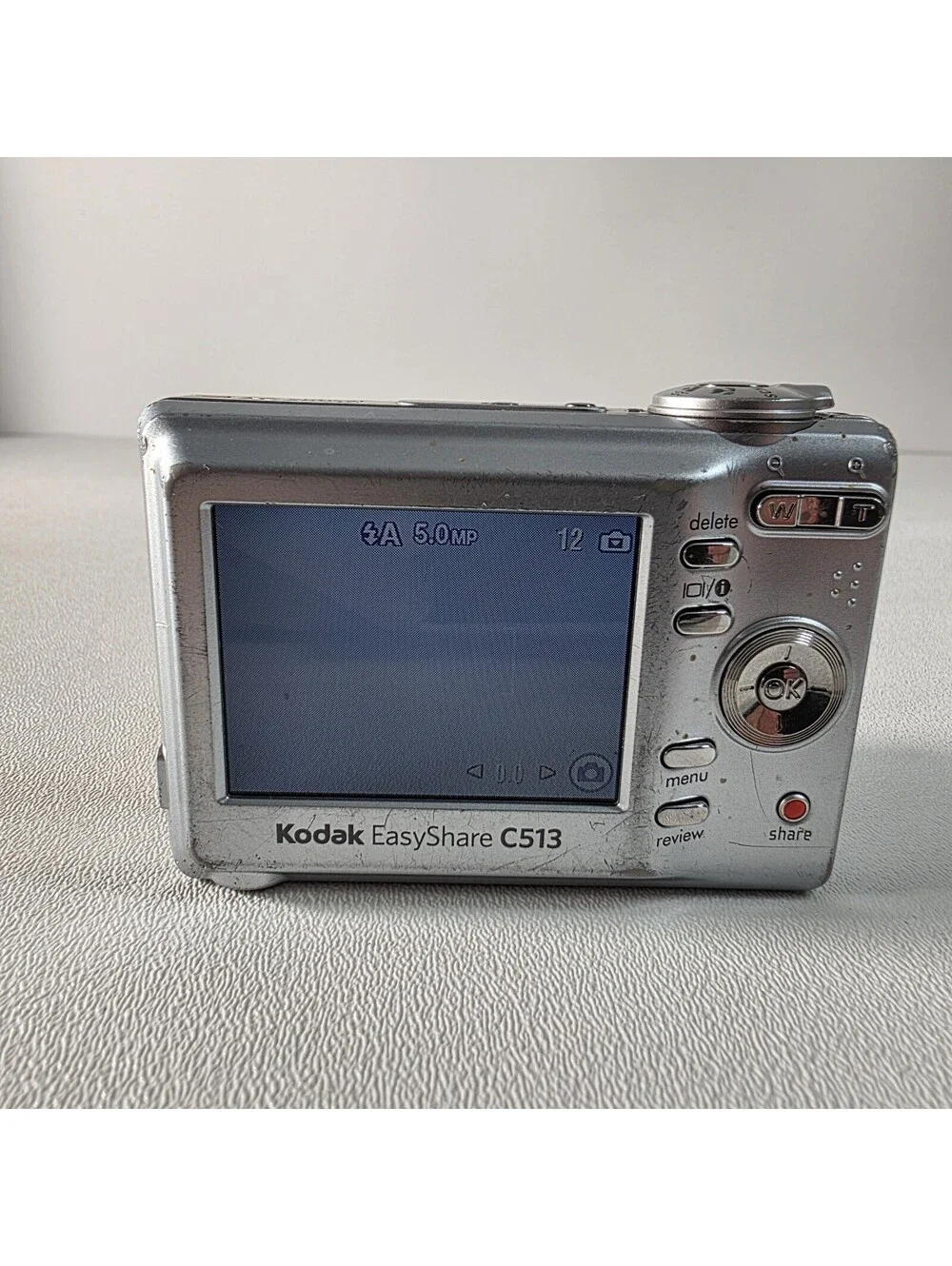 Kodak EasyShare C513 5.0MP Digital Camera Silver Tested